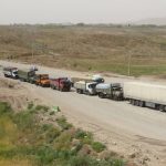 افزایش ۱۸ درصدی تردد کامیونهای حامل کالاهای صادراتی در گمرکات استان کرمانشاه